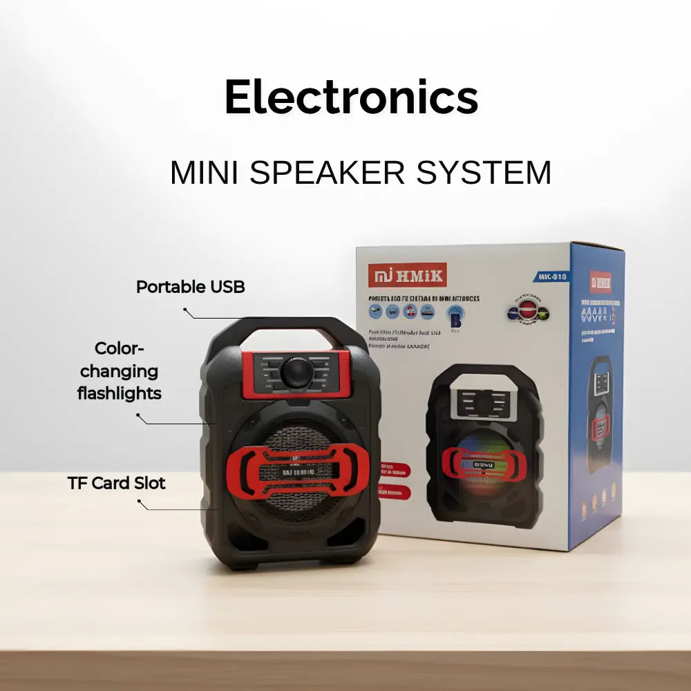 Mini speaker system with packaging