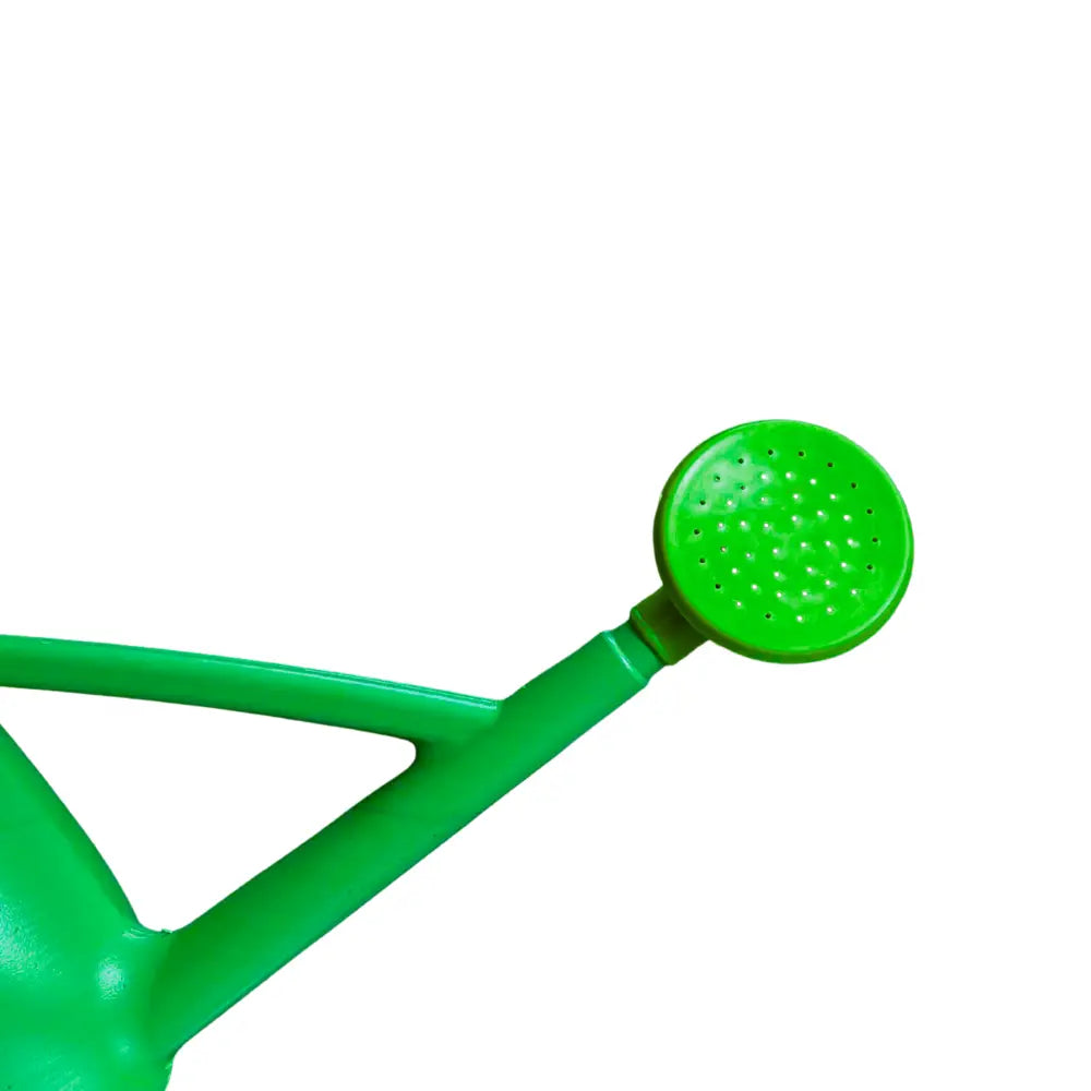Green watering can sprinkler head