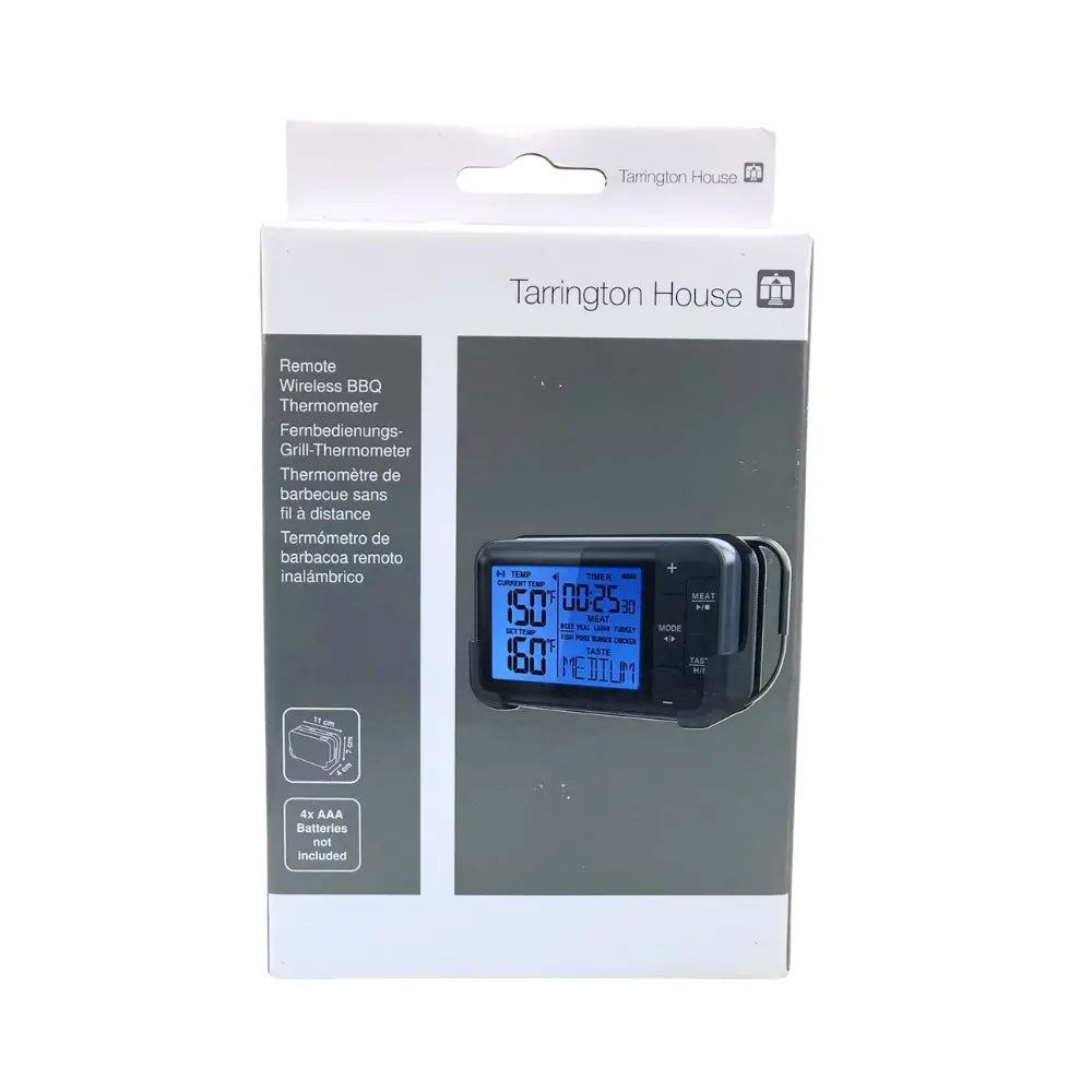 Tarrington House remote wireless BBQ thermometer packaging