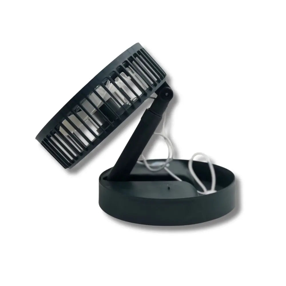 Telescopic Folding fan with USB Rechargeable Cable
