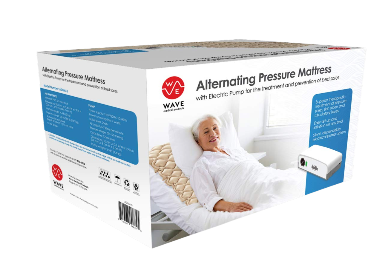 Wave Medical Ultra Quiet Alternating Pressure Mattress