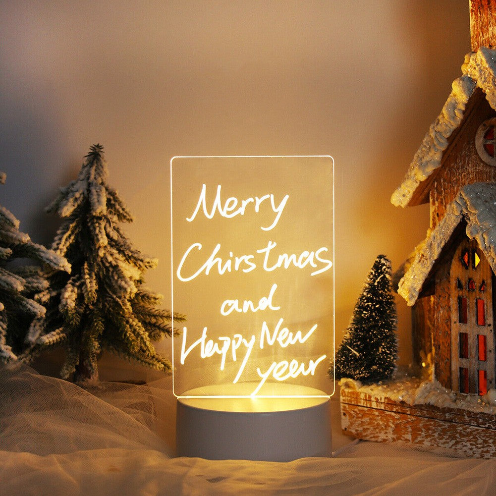 LED Note Board Warm Lights