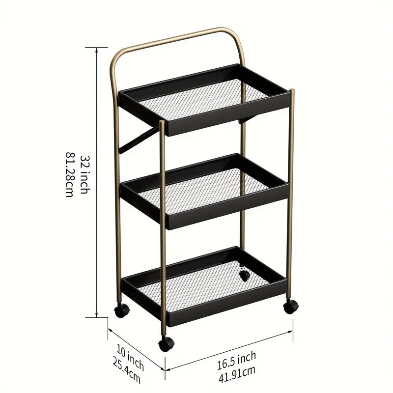 Rolling Adjustable Storage Cart