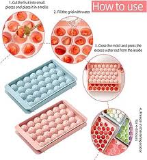 Round Ice Cube Trays for Freezer