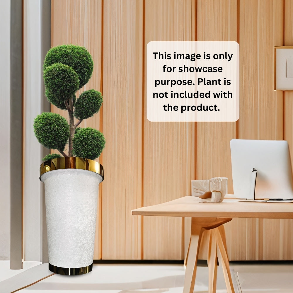 Corner Flower pot (Metal Ring Neck)