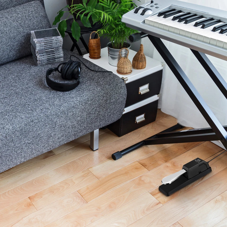 🎹 Universal Piano Sustain Pedal with 6.35mm Jack Plug – 1.6m Cable