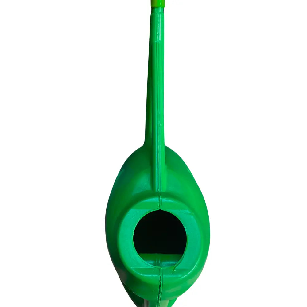 Green watering can empty