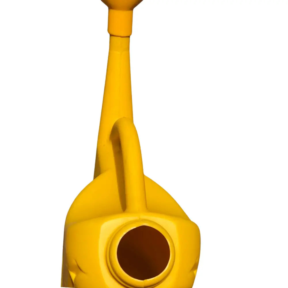 Yellow oil sprinkler can with handle