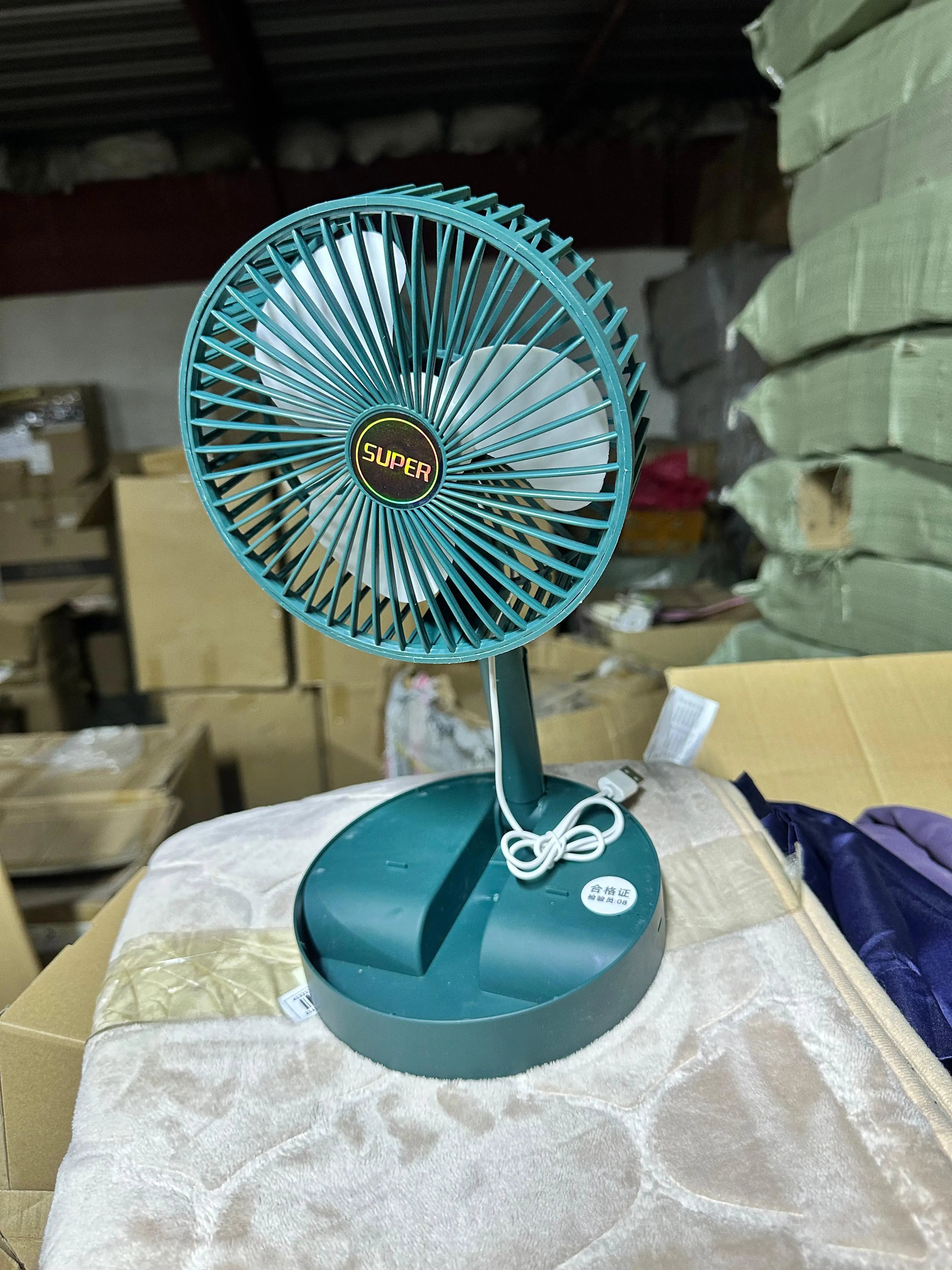 USB Rechargeable Desk Fan